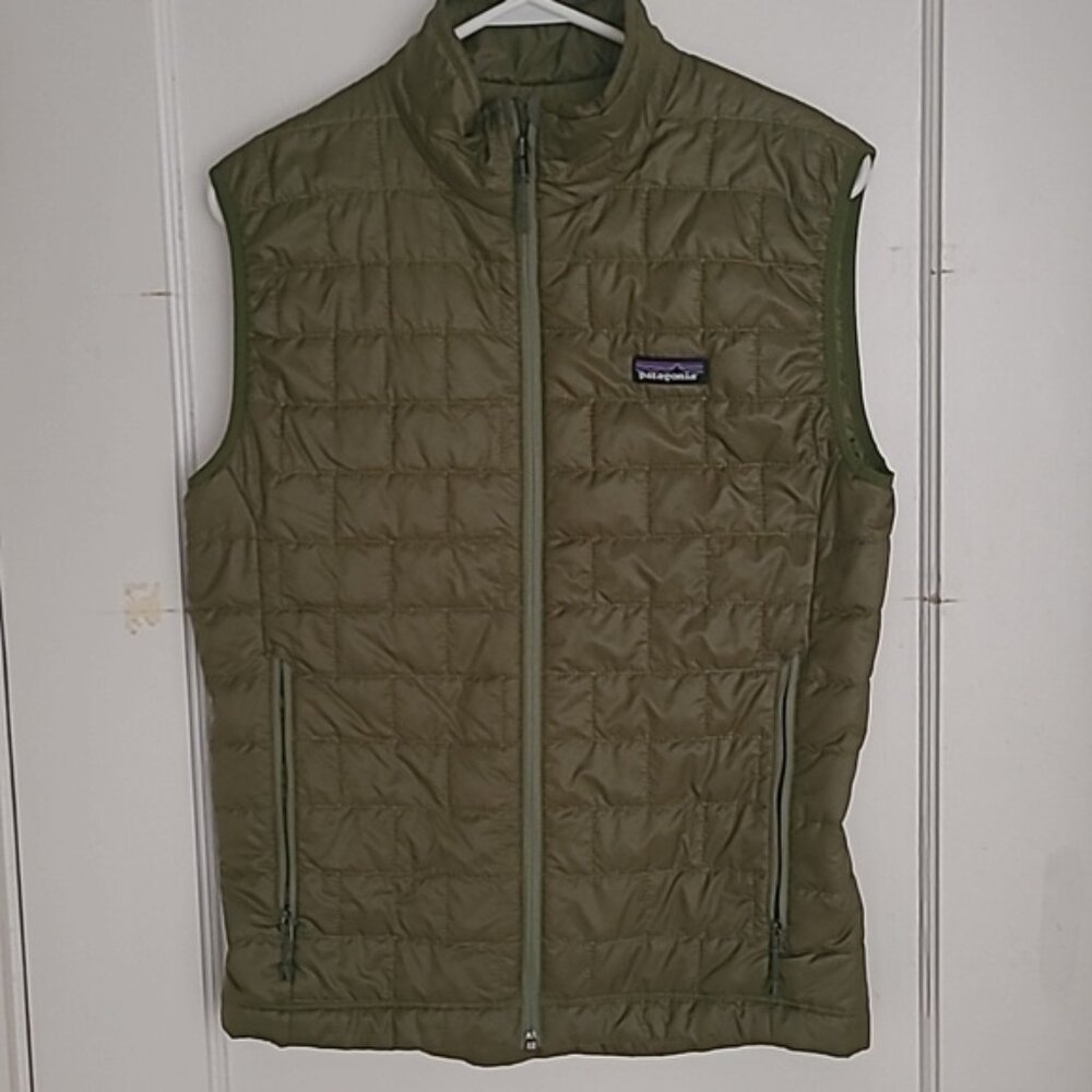 Like New Patagonia Nano Puff Vest Mens XL Torrey Pine Green Insulated Primaloft